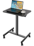 Mobiler Schreibtisch 65 x 48 cm mit hohenverstellbarer Arbeitsflache fur Homeoffice und Buro