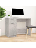 Computertisch 100 x 50 x 75 cm in Betongrau aus Holzwerkstoff fur Buro und Schlafzimmer